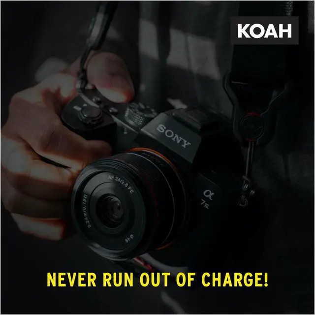 Alt view image 7 of 7 - Koah PRO Rechargeable 1300mAh Battery (2-Pack) and Dual Charger for Sony NP-FW50