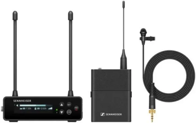 Alt view image 8 of 20 - Sennheiser EW-DP ME 2 SET Camera-Mount Digital Wireless Omni Lavalier Mic System (R1-6: 520 to 576 MHz)