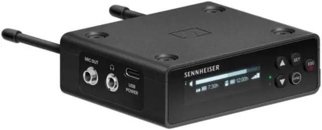 Alt view image 11 of 20 - Sennheiser EW-DP ME 2 SET Camera-Mount Digital Wireless Omni Lavalier Mic System (R1-6: 520 to 576 MHz)