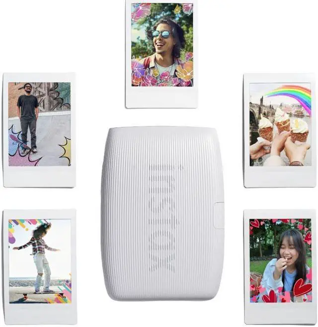 Alt view image 12 of 20 - Fujifilm Instax Mini Link 3 Smartphone Printer - Clay White