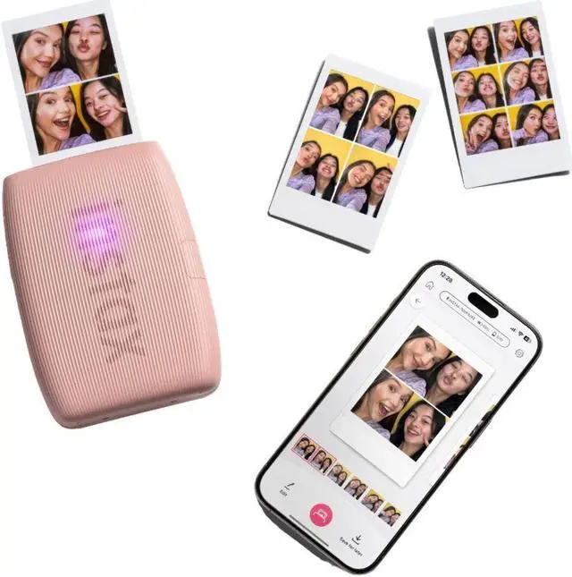 Alt view image 14 of 20 - Fujifilm Instax Mini Link 3 Smartphone Printer - Rose Pink