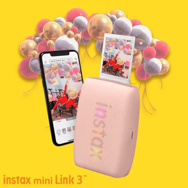 Alt view image 2 of 7 - Fujifilm INSTAX MINI LINK 3 R PK 40 EXP BUNDLE