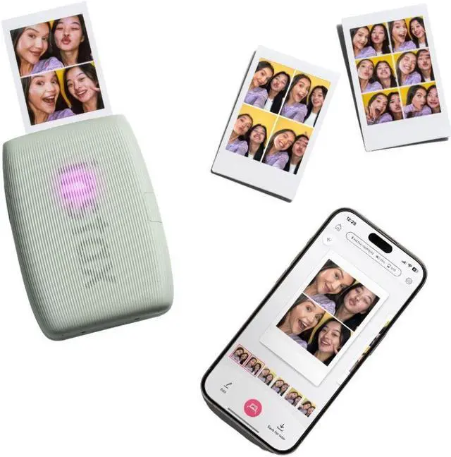 Alt view image 7 of 20 - Fujifilm Instax Mini Link 3 Smartphone Printer - Sage Green