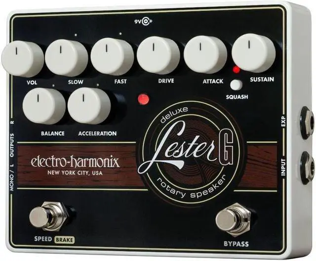 Alt view image 7 of 12 - Electro-Harmonix Lester G Deluxe Rotary Speaker pedal for guitar
