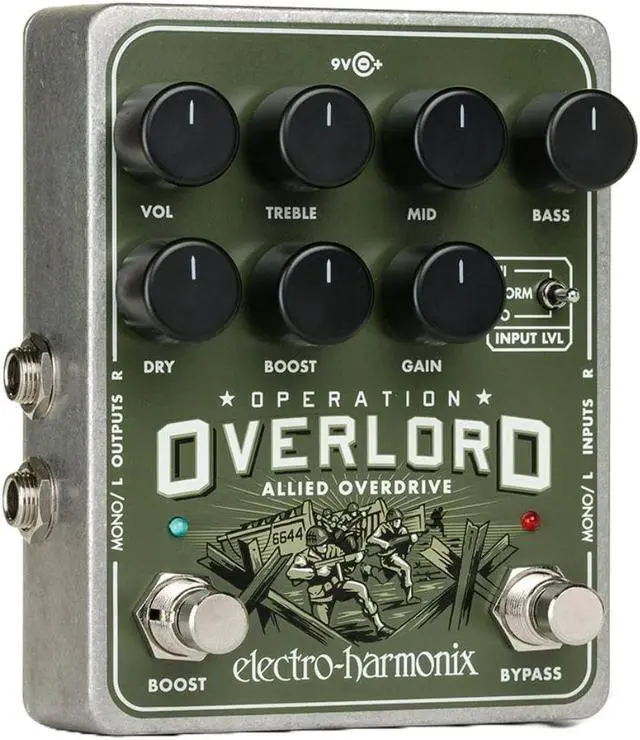 Alt view image 6 of 12 - electroharmonix operation overlord allied overdrive pedal