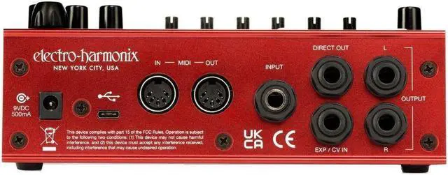 Alt view image 3 of 6 - Electro-Harmonix POG3 Red Polyphonic Octave Generator Pedal with Digital Circuit