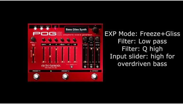 Alt view image 4 of 6 - Electro-Harmonix POG3 Red Polyphonic Octave Generator Pedal with Digital Circuit