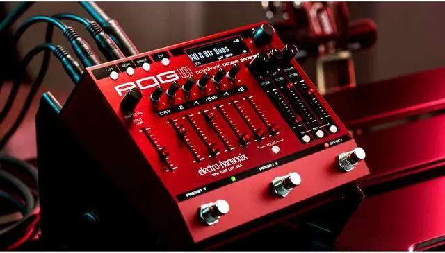 Alt view image 5 of 6 - Electro-Harmonix POG3 Red Polyphonic Octave Generator Pedal with Digital Circuit