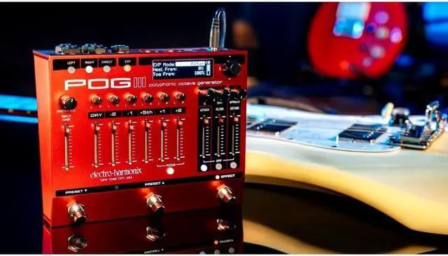 Alt view image 6 of 6 - Electro-Harmonix POG3 Red Polyphonic Octave Generator Pedal with Digital Circuit