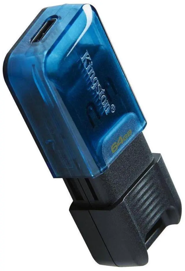 Alt view image 18 of 20 - Kingston DataTraveler 80 M USB-C Flash Drive 64GB, USB 3.2 Gen 1, DT80M/64GB