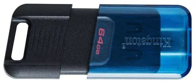 Alt view image 19 of 20 - Kingston DataTraveler 80 M USB-C Flash Drive 64GB, USB 3.2 Gen 1, DT80M/64GB