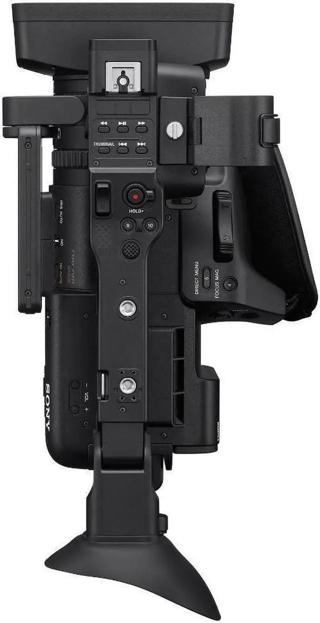 Alt view image 4 of 14 - Sony HXR NX800 Solid State Handheld 4K Black Camcorder with Exmor RS CMOS Sensor