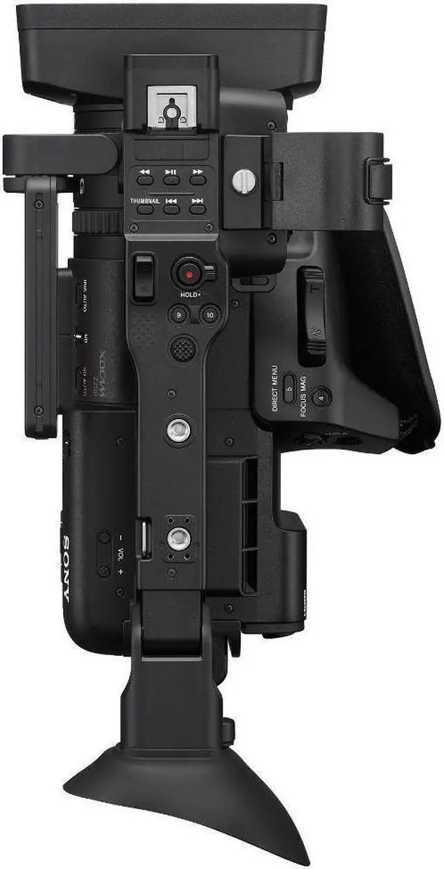 Alt view image 4 of 14 - Sony PXW Z200 Solid State Handheld 4K Black Camcorder with Exmor RS CMOS Sensor