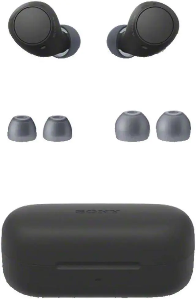 Alt view image 7 of 9 - Sony WF-C510 Truly Wireless in-Ear Bluetooth Earbud Headphones with up to 22-Hour Battery, Multipoint-Connection, Mic and IPX4 Water Resistance, Black- New