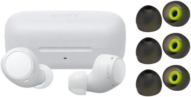 Main image of Sony WF C510 Lightweight Truly Wireless White Earbuds Bundle