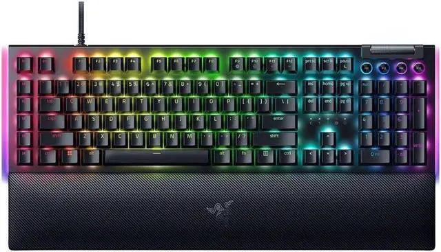 Main image of Razer RZ03-04690200 BlackWidow V4 Full Size Wired Mechanical Green Switch Gaming Keyboard with Chroma RGB