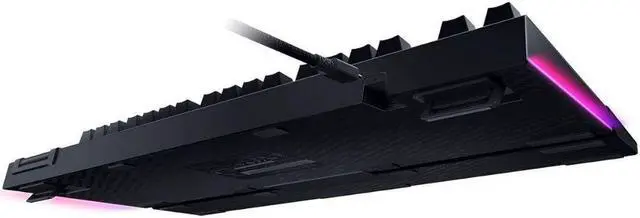 Alt view image 4 of 7 - Razer RZ03-04690200 BlackWidow V4 Full Size Wired Mechanical Green Switch Gaming Keyboard with Chroma RGB