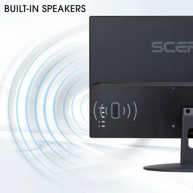 Alt view image 10 of 11 - sceptre 20 inch led monitor 75hz 1600x900 2x hdmi build-in speakers, metallic black 2018
