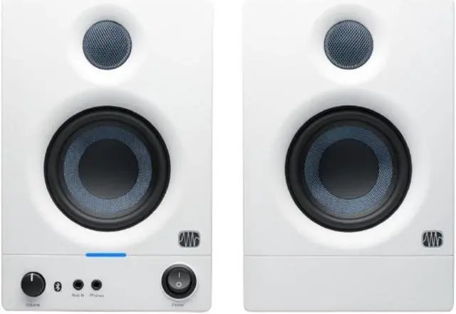 Alt view image 2 of 6 - PreSonus Eris 3.5BT 3.5 Inch Active Media Reference Monitors White Pair