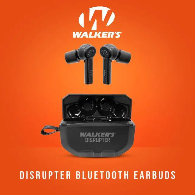 Alt view image 3 of 7 - Walker's Disruptor Noise Canceling Bluetooth Earbuds 2 Pack Bundle