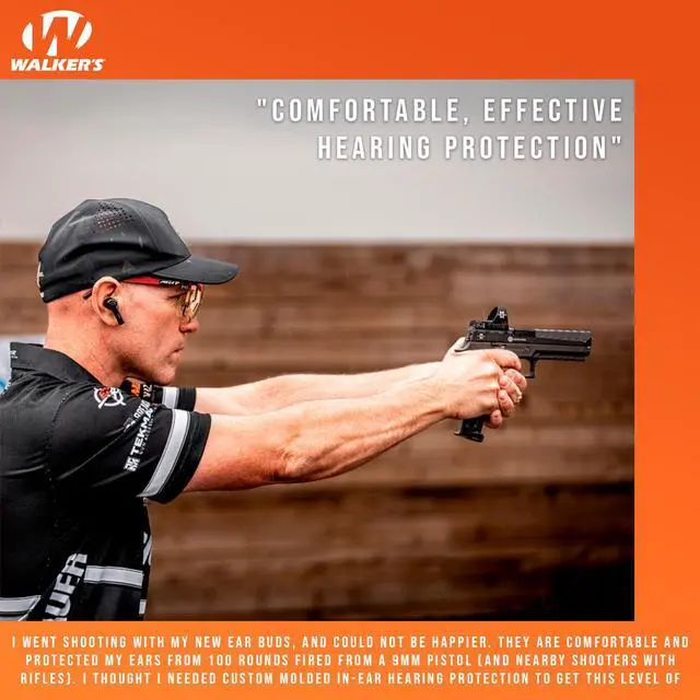 Alt view image 4 of 7 - Walker's Disruptor Noise Canceling Bluetooth Earbuds 2 Pack Bundle