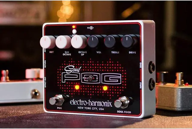 Alt view image 2 of 4 - Electro-Harmonix Soul POG Overdrive and Octave Multi Effects Guitar Pedal