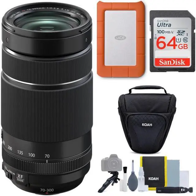 Main image of Fujifilm XF 70-300mm f/4-5.6 R OIS WR Lens w/ 1TB Hard Drive & Accessory Bundle