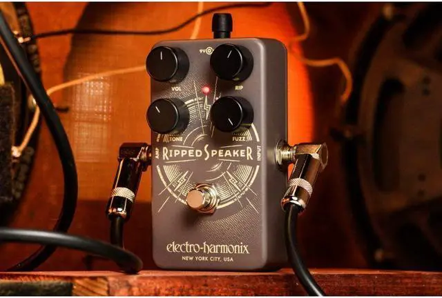 Alt view image 6 of 7 - Electro-Harmonix Ripped Speaker Fuzz Pedal with Analog Circuit and True Bypass