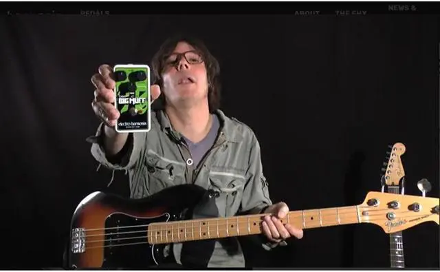 Alt view image 10 of 11 - Electro-Harmonix Nano Bass Big Muff fuzz pedal