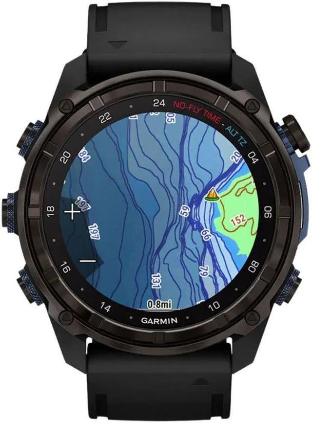 Alt view image 17 of 17 - Garmin Descent Mk3i, Dive Computer and Multisport GPS Smartwatch, Air Integration, Black