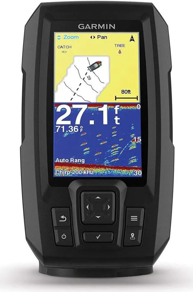Main image of Garmin Striker Plus 4 GPS Fishfinder with Dual-Beam Transducer