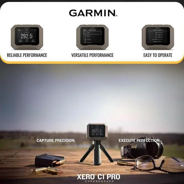 Alt view image 3 of 7 - Garmin Xero C1 Pro IPX7 Water Resistant Chronograph Bundle