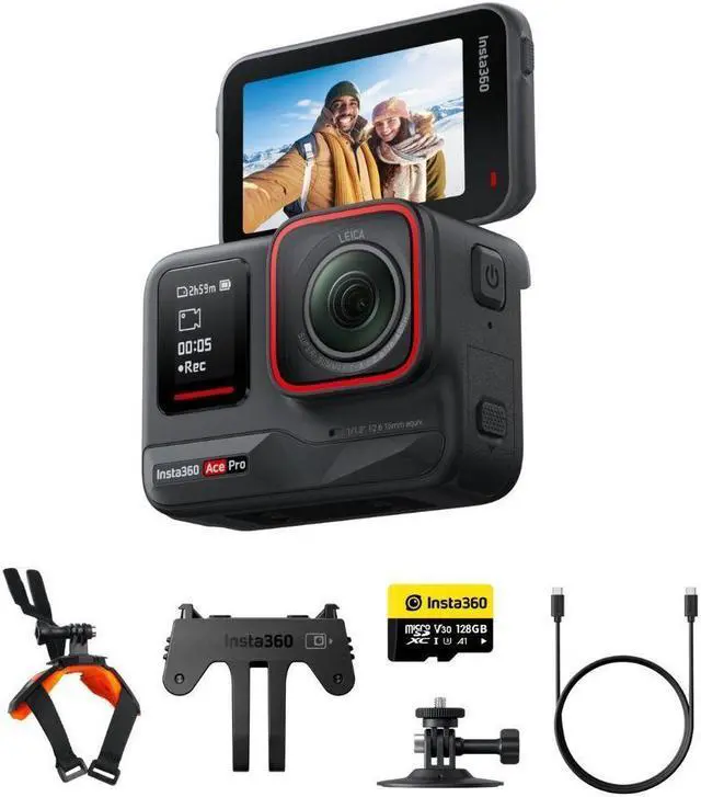 Alt view image 6 of 8 - Insta360 - Ace Pro AI-Powered Waterproof Action Camera - Black
