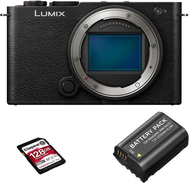 Main image of Panasonic LUMIX S9 Full Frame Camera with Phase Auto Focus (Body) with 128GB SD Card and extra battery bundle
