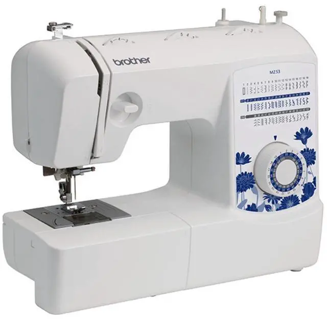 Alt view image 3 of 4 - Brother MZ53 Full-Size Sewing Machine with 53 Built-in Stitches, One-Step Buttonhole Stitch, Buttonhole Foot and Finger Guard