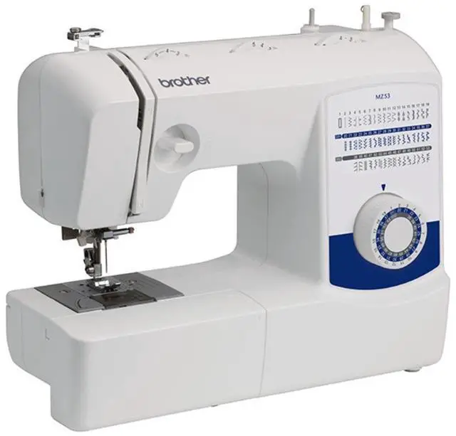 Alt view image 4 of 4 - Brother MZ53 Full-Size Sewing Machine with 53 Built-in Stitches, One-Step Buttonhole Stitch, Buttonhole Foot and Finger Guard