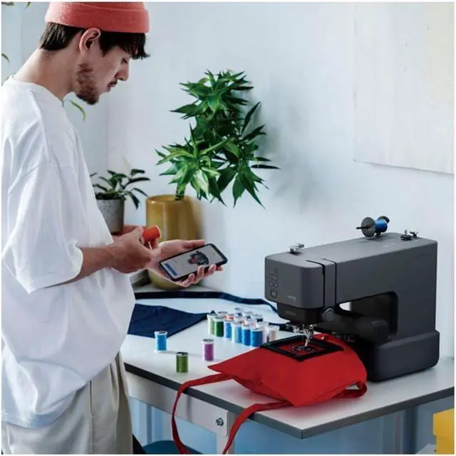 Alt view image 7 of 7 - Brother Skitch Single-Needle Embroidery Machine with Colors Thread, and Bobbins