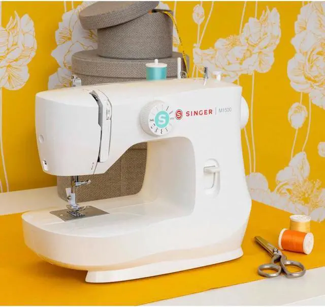 Alt view image 6 of 7 - SINGER M1500 Mechanical Sewing Machine+Ilauke 36 Pieces Bobbins and Sewing Thread with Case+GDMINLO Multipurpose Sewing Clips for Quilting and Crafts with Tin Box(100-Pack)