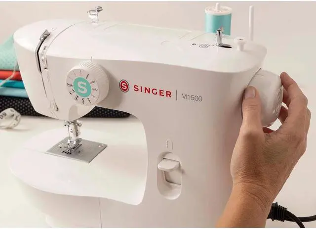 Alt view image 7 of 7 - SINGER M1500 Mechanical Sewing Machine+Ilauke 36 Pieces Bobbins and Sewing Thread with Case+GDMINLO Multipurpose Sewing Clips for Quilting and Crafts with Tin Box(100-Pack)