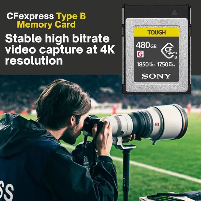 Alt view image 6 of 7 - Sony 240GB CFexpress Type B TOUGH Memory Card Bundle