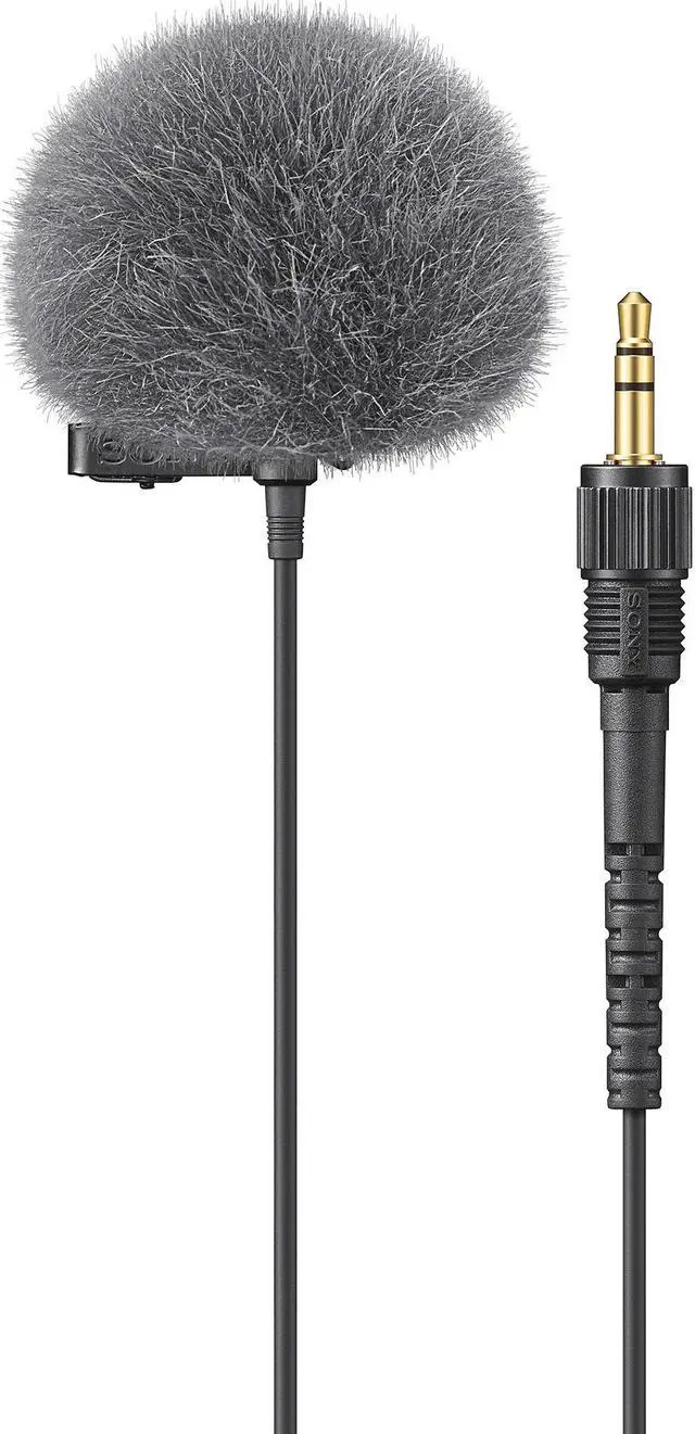 Alt view image 3 of 14 - Sony Pro-Quality Lavalier Microphone ECM-L1 with plug-in power