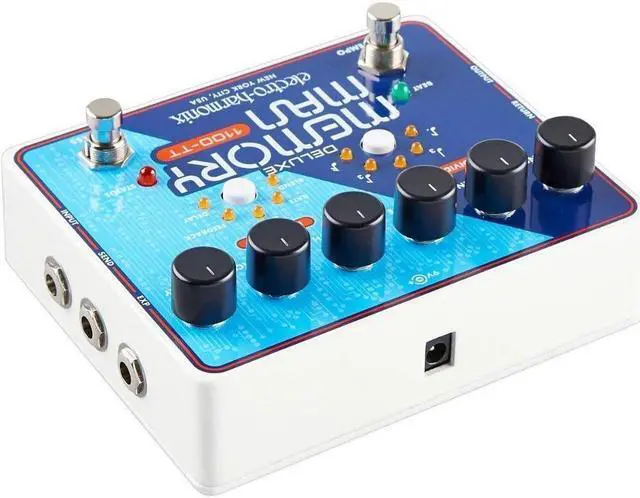 Alt view image 4 of 6 - Electro-Harmonix Deluxe Memory Man 1100-TT Analog Delay with Tap Tempo Guitar Pedal