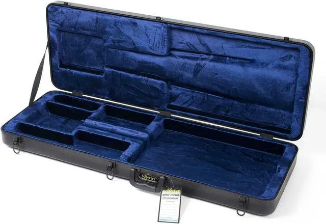 Alt view image 6 of 7 - Schecter PT Electric Guitar in Black with Schecter Hard Shell Carrying Case