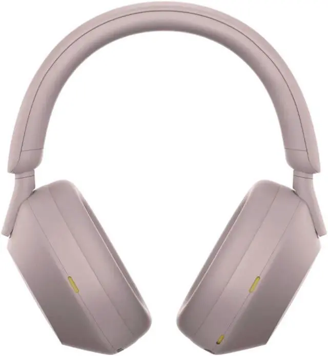 Alt view image 8 of 12 - Sony WH1000XM5P Noise-Canceling Over-Ear Headphones - Pink