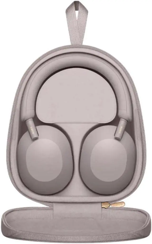 Alt view image 11 of 12 - Sony WH1000XM5P Noise-Canceling Over-Ear Headphones - Pink