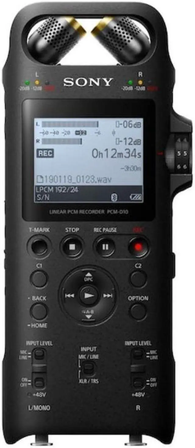 Alt view image 11 of 17 - Sony PCM-D10 Portable High-Resolution Linear PCM Audio Recorder