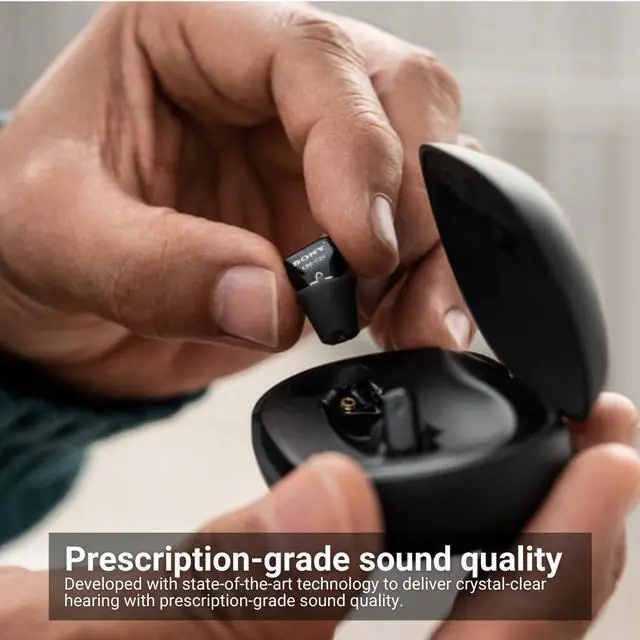 Alt view image 5 of 7 - Sony CRE C20 Self Fitting OTC Hearing Aids with 6 Pair Vented Sleeves Bundle
