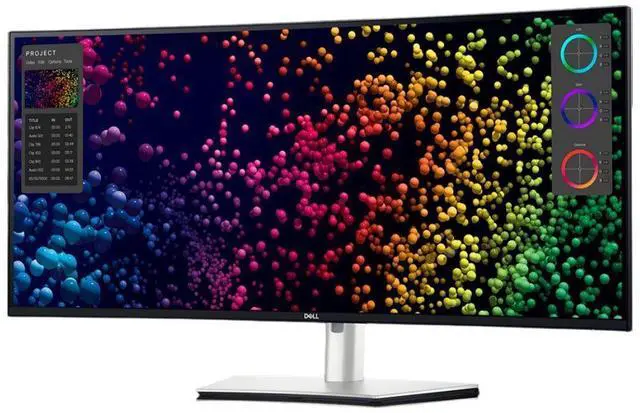 Alt view image 4 of 15 - Dell UltraSharp U4025QW 40"" Class 5K2K WUHD Curved Screen LED Monitor - 21:9