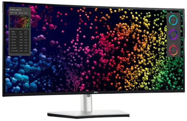 Alt view image 5 of 15 - Dell UltraSharp U4025QW 40"" Class 5K2K WUHD Curved Screen LED Monitor - 21:9