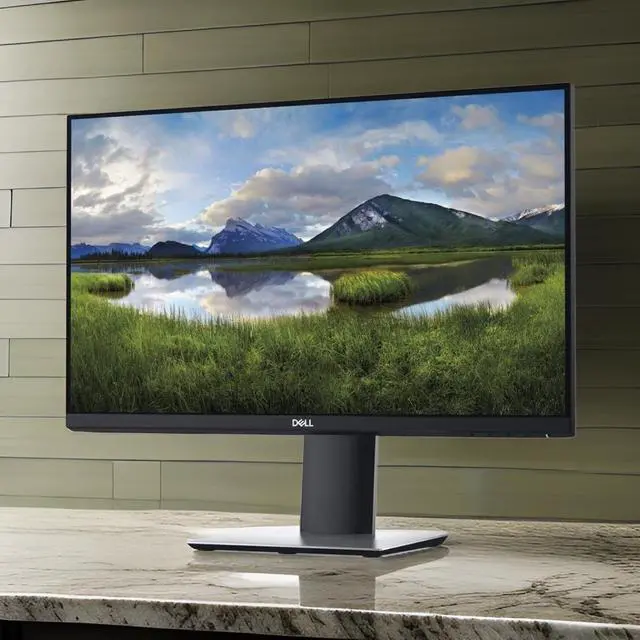 Alt view image 6 of 7 - Dell P2219H 21.5 FHD IPS Display Black and Silver Monitor Refurbished Bundle